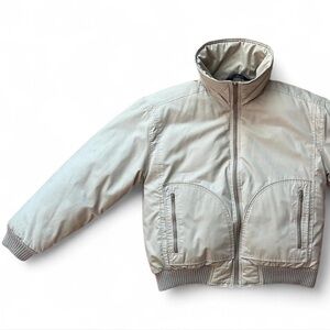 Unisex Cream Puffer Jacket